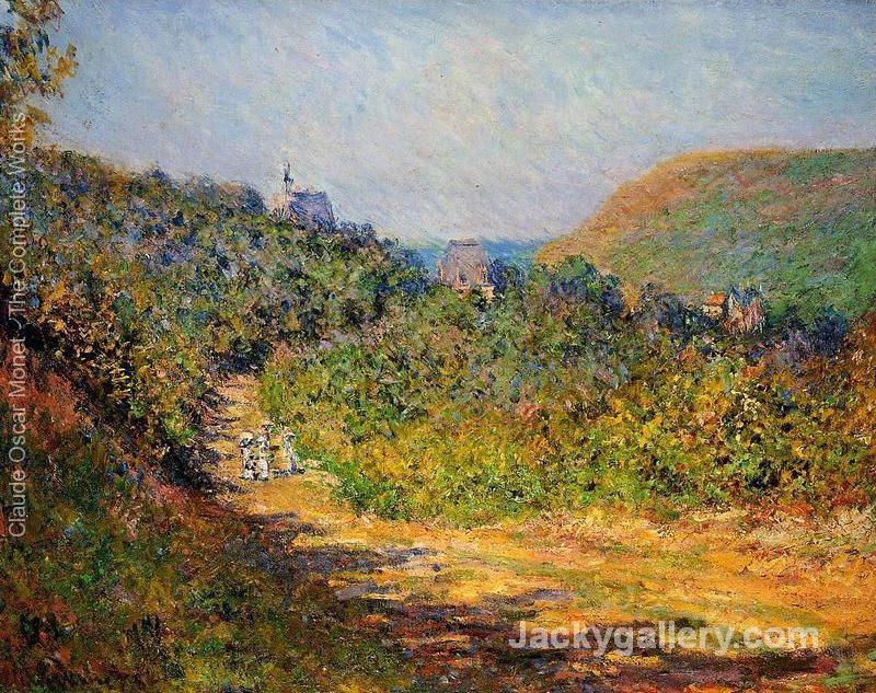 At Les Petit Dalles by Claude Monet paintings reproduction